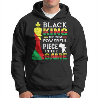 African Black King The Most Powerful Piece In The Game Men Hoodie - Thegiftio UK