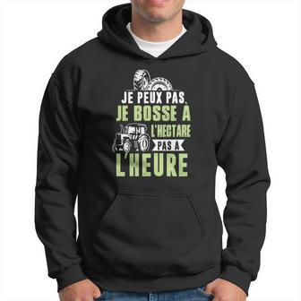 Agriculteur-Je Bosse À Lhectare Hoodie - Seseable