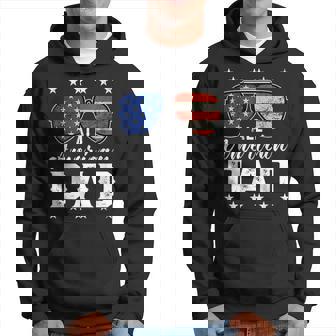 All American Dad 4Th Of July Usa America Flag Sunglasses Hoodie