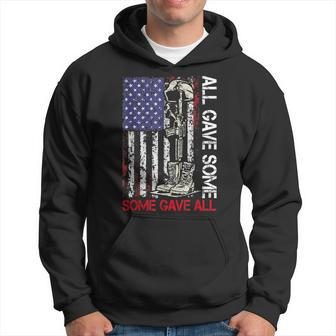 All Gave Some Some Gave All Flag Veteran Memorials Day Men Hoodie | Mazezy