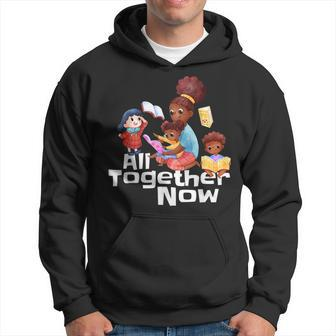 All Together Now Summer Reading 2023 Library Books Librarian Hoodie | Mazezy
