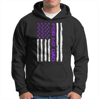 Alzheimers Awareness For My Dad Support Flag Hoodie - Monsterry CA