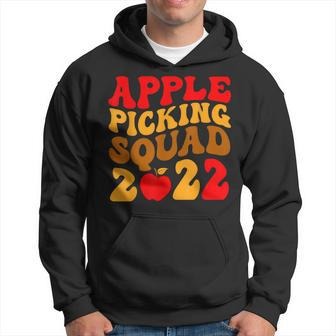 Apple Picking Squad 2022 Apple Picking Crew Harvest Season Men Hoodie Graphic Print Hooded Sweatshirt - Thegiftio UK