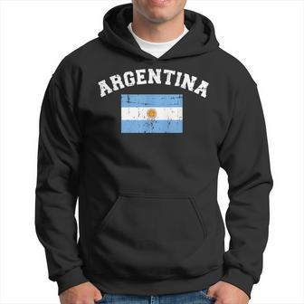 Argentina Flag V2 Men Hoodie Graphic Print Hooded Sweatshirt - Seseable
