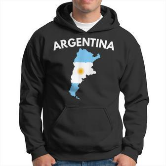Argentina Proud Flag Argentina Country Map Flag Sun Of May Men Hoodie Graphic Print Hooded Sweatshirt - Seseable