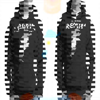 Argentina Proud Flag Argentina Country Map Flag Sun Of May Men Hoodie Graphic Print Hooded Sweatshirt | Seseable UK