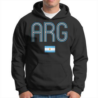 Argentina Retro Argentina Argentina Flag Proud Men Hoodie Graphic Print Hooded Sweatshirt - Seseable