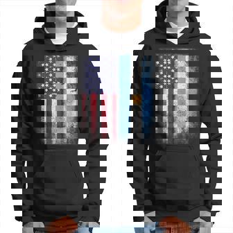 Argentina Usa Flag Gift Argentinian Argentinean Argentine Men Hoodie Graphic Print Hooded Sweatshirt | Seseable UK