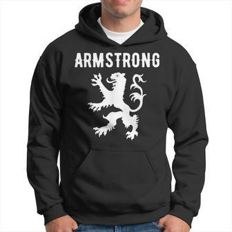 Armstrong Clan Scottish Family Name Scotland Heraldry Men Hoodie Graphic Print Hooded Sweatshirt - Seseable