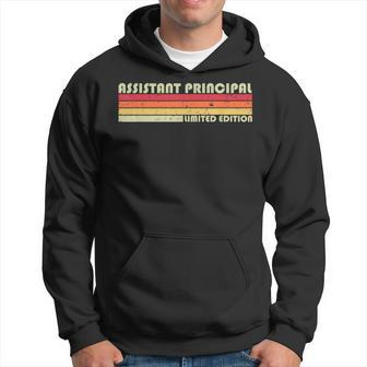 Assistant Principal Funny Job Title Birthday Worker Idea Hoodie - Seseable