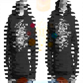 Astronomy Spirituality Astronaut Buddhist Zen Yoga Planet Hoodie | Mazezy