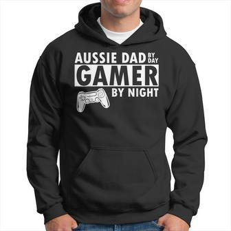 Aussie Dad Cool Australian Shepherd Father Gifts For Dog Dad Hoodie | Mazezy