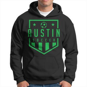 Austin Texas Soccer Apparel Futbol Jersey Kit Badge Match Hoodie | Mazezy AU