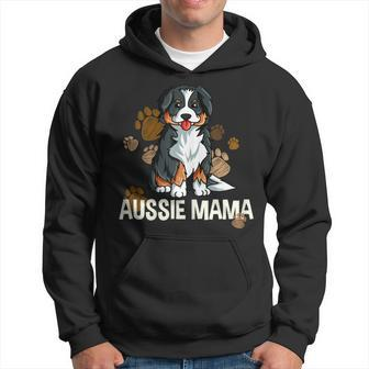 Australian Shepherd Mama Mutter Hund Spruch Aussie Hoodie - Seseable