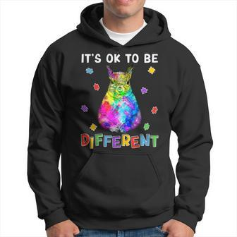 Autism Awareness Cute Squirrel Its Ok To Be Different Hoodie | Mazezy