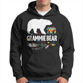 Autism Awareness Gift Grammie Bear Support Autistic Autism Hoodie | Mazezy