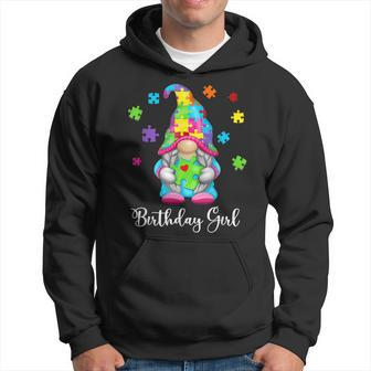 Autism Awareness Gnome Puzzle Birthday Girls Toddlers Hoodie - Seseable