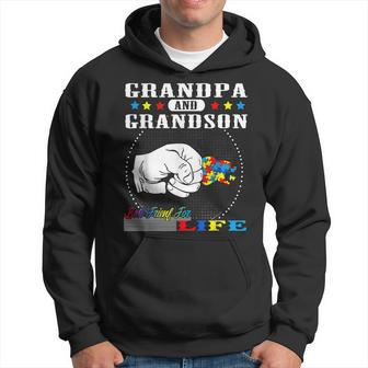 Autism Awareness Grandpa Grandson Best Friend For Life Gift Hoodie | Mazezy