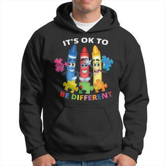 Autism Awareness Its Ok To Be Different Autistic Be Unique Hoodie | Mazezy