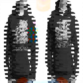 Autism Awareness Love Needs No Words Elephant Support Gifts Hoodie | Mazezy