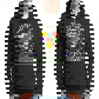 Autism Awareness Respect Love Support Inclusion Acceptance Hoodie | Mazezy