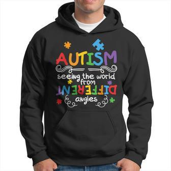Autism Awareness Seeing The World From A Different Angle Hoodie - Seseable