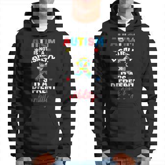 Autism Is Not A Disability Its A Different Ability Men Hoodie - Thegiftio