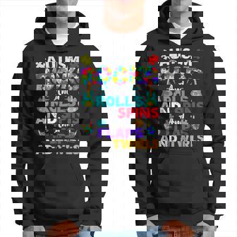 Autism Rocks And Rolls Funny Autism Awareness Month Hoodie | Mazezy