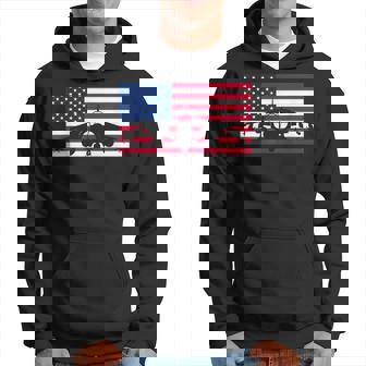 Av8b Harrier Ii VStol Jump Jet Airplane Usa Flag Hoodie | Mazezy