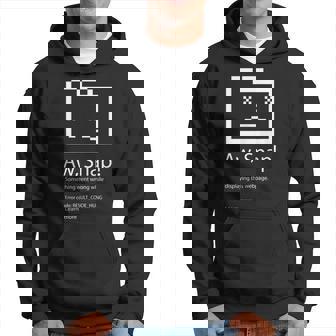 Aw Snap Web Browser Error Chrome Internet Developer Geek Men Hoodie - Thegiftio