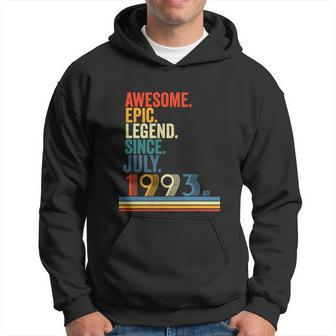 Awesome 1993 Epic Legend Since July Vintage Hoodie - Monsterry CA