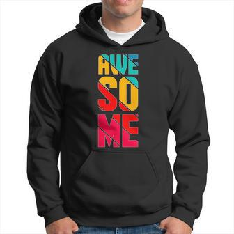 Awesome Broken Letters Hoodie - Monsterry