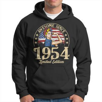 Awesome Since 1954 Vintage 1954 69Th Birthday 69 Years Old Hoodie - Seseable