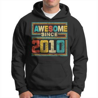 Awesome Since 2010 Vintage 2010 13Th Birthday 13 Years Old Hoodie - Thegiftio UK