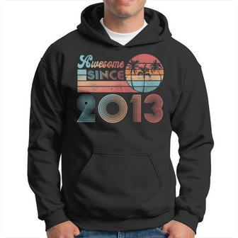Awesome Since 2013 10 Years Old 10Th Birthday Gift Hoodie - Seseable
