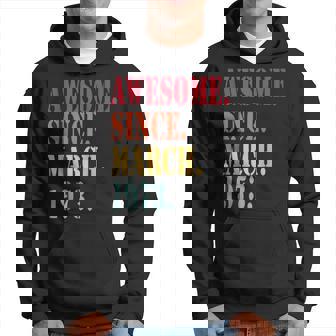 Awesome Since March 1973 For 49 Year Old - 49Th Birthday Hoodie | Mazezy