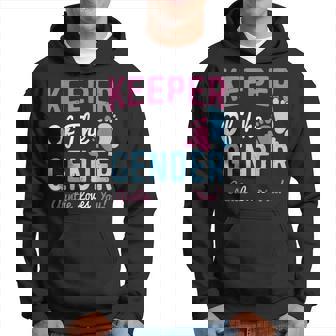 Baby Gender Reveal Keeper Of The Gender Auntie Loves You Hoodie | Mazezy