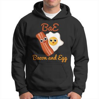 Bae Bacon And Eggs Funny Best Friends Hoodie - Monsterry CA