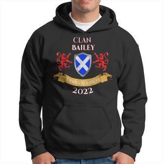 Bailey Family Reunion 2022 Scottish Clan Men Hoodie Graphic Print Hooded Sweatshirt - Seseable