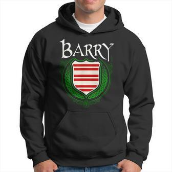 Barry Surname Irish Last Name Barry Family Crest Hoodie | Mazezy