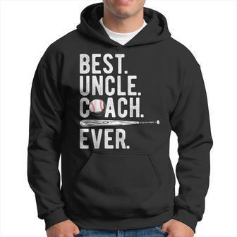 Baseball Best Uncle Coach Ever Proud Dad Daddy Fathers Day Gift For Mens Hoodie | Mazezy