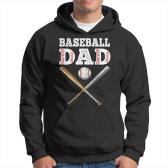 Baseball Lover For Father Baseball Dad Hoodie | Mazezy