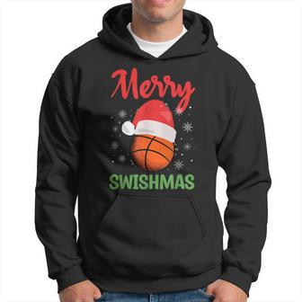 Basketball Frohe Weihnachten Hoodie - Seseable