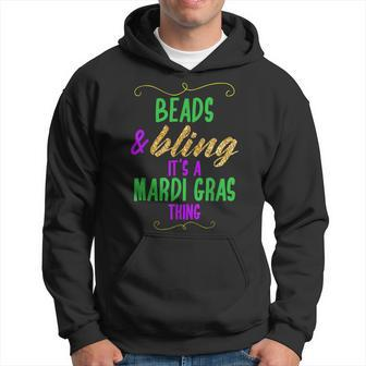 Beads Amp Bling Its A Mardi Gras Thing Cool Hoodie - Seseable
