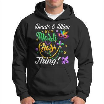 Beads And Bling It S A Mardi Gras Thing Mardi Gras Hoodie - Seseable