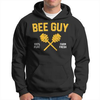 Beekeeper Gifts For Men Beekeeping Father Dad Bee Guy Hoodie | Mazezy