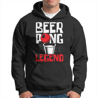 Beer Pong Legend Alkohol Trinkspiel Beer Pong V2 Hoodie - Seseable