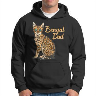 Bengal Cat Dad I Domestic Family Animal | Friend Hoodie | Mazezy