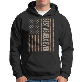 Best Abuelo Ever Us American Flag Funny Grandpa Fathers Day Gift For Mens Hoodie - Seseable
