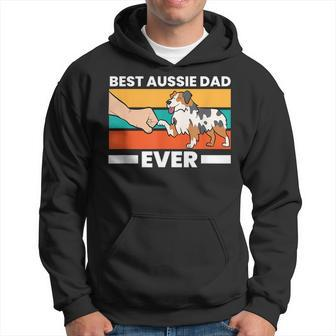 Best Australian Shepherd Papa Ever Dad Aussie Dad Hoodie | Mazezy